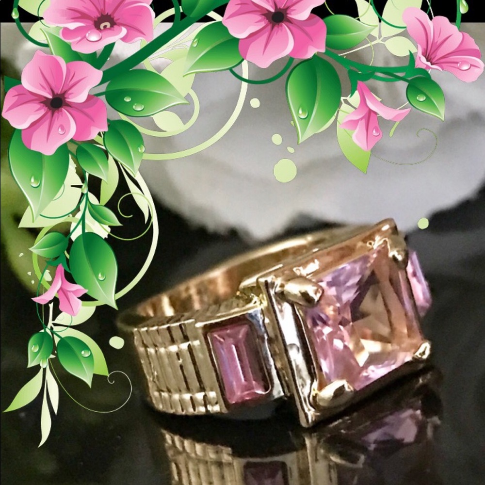 🌺🌴🌺 PINK SAPPHIRE RING 🌺🌴🌺 - Picture 5 of 7